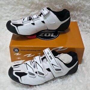 Zol Stage Road Cycling Shoes with SPD Cleats Size 10